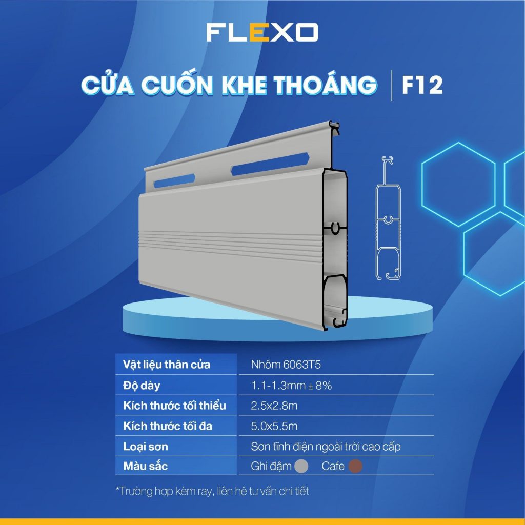 Cửa cuốn austdoor Flexo F12