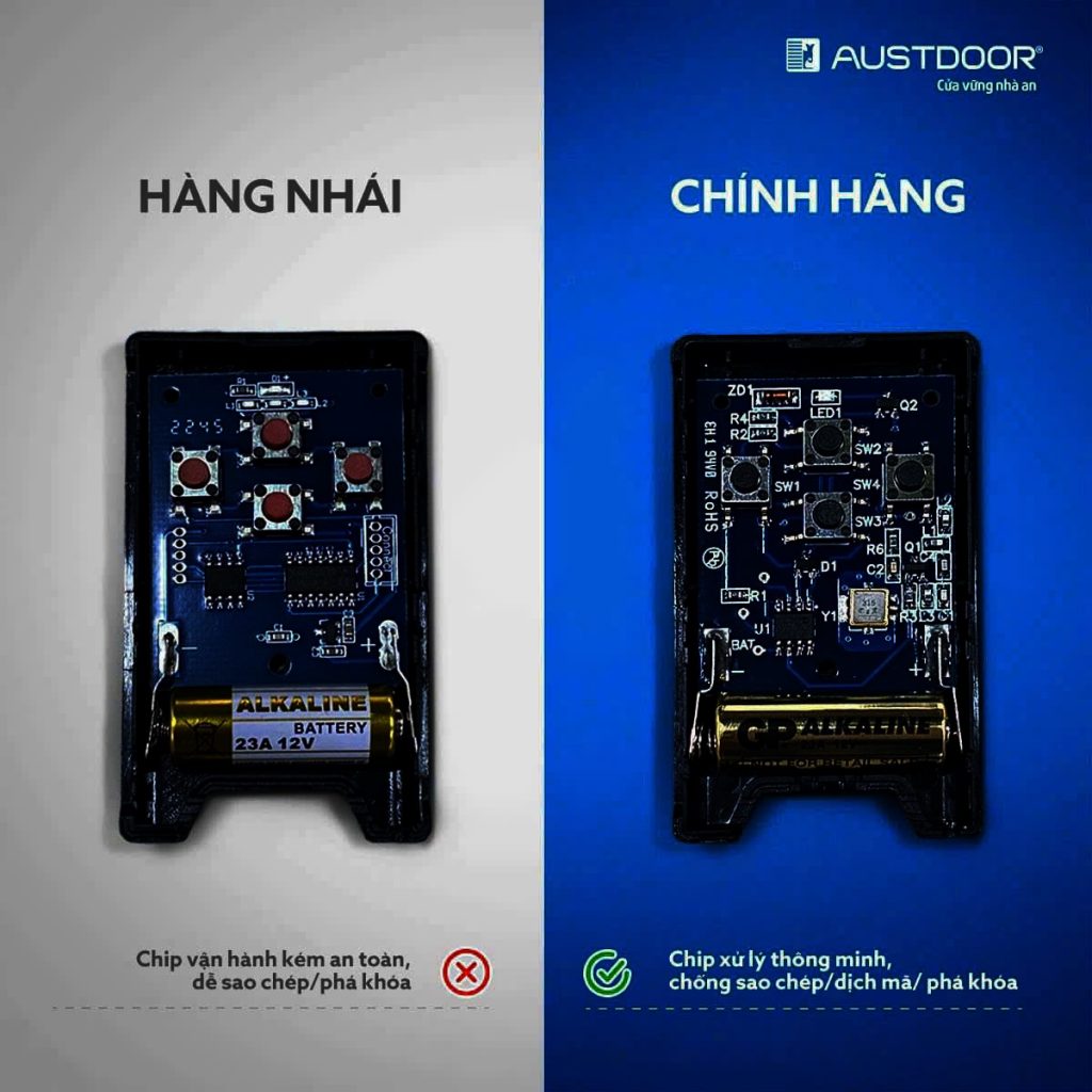 Bo mạch điều khiển Austdoor chính hãng 