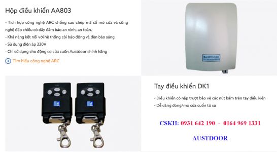 Điều khiển austdoor giá rẻ