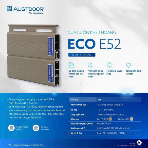 cửa cuốn Austdoor ECO E52