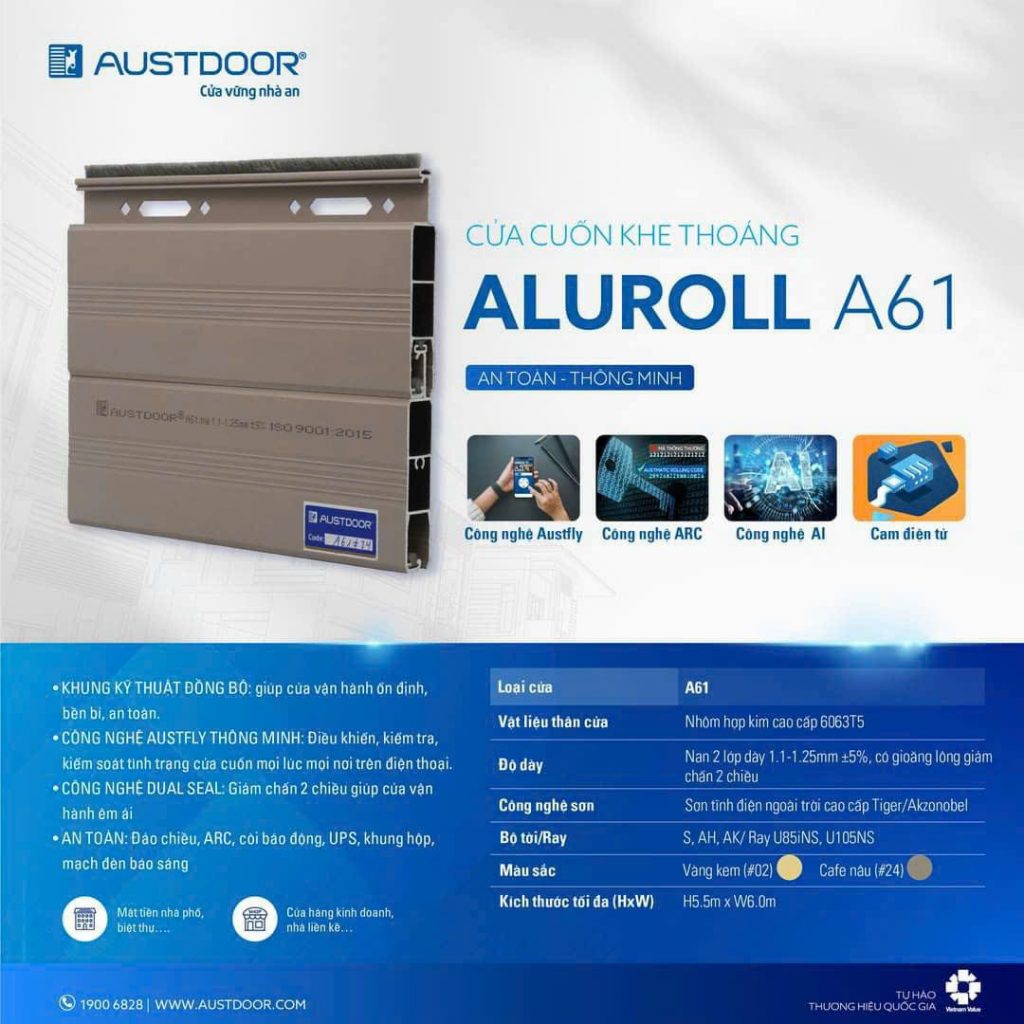 Cửa cuốn Austdoor A61