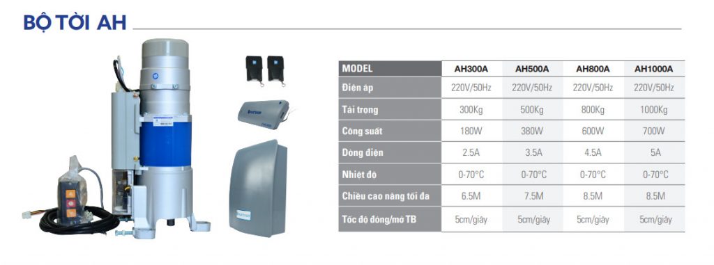 Mô tơ cửa cuốn Austdoor AH